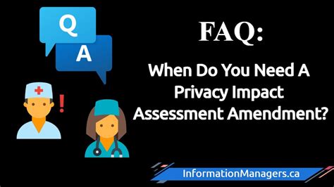 Faq When Do You Need A Privacy Impact Assessment Amendment Youtube