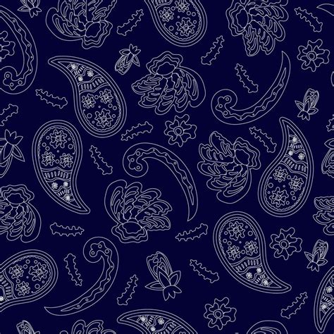 Navy Blue Bandana Wallpaper