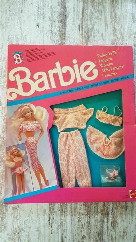 Lot Of Vintage 1988 Barbie Paris Pretty Fashions Mattel 1907 1908 1910