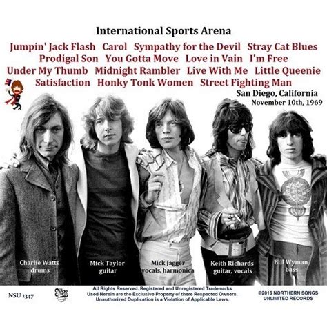 Live San Diego Sports Arena 1969 Nov 10th Ltd Cd By The Rolling Stones Cd With Zorro800 Ref