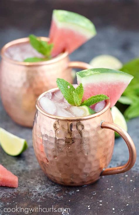 Watermelon Moscow Mule Cooking With Curls