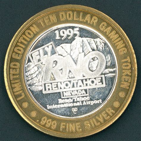 Reno/Tahoe International Airport LE Dollar Gaming Token | Pristine Auction