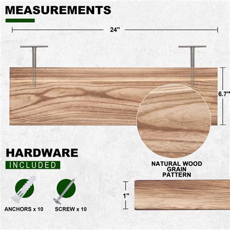 Millwood Pines Azende Piece Paulownia Floating Shelf Reviews Wayfair