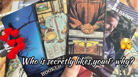 Who Is Secretly Likes You And Why ️‍🔥🫣 Hindi Tarot Card Reading Love