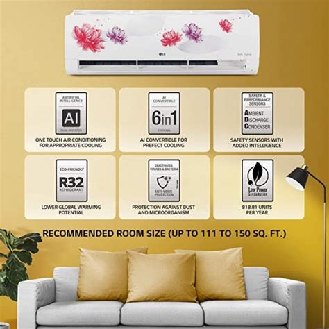 Lg 1 5 Ton 5 Star Ai Dual Inverter Split Ac