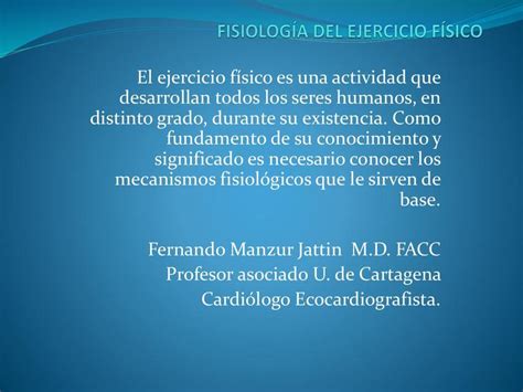 Fisiología del Ejercicio Físico uDocz