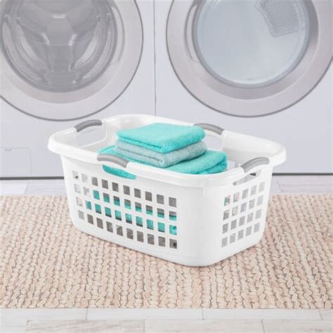 Sterilite Ultra Bushel Plastic Clothes Hamper Laundry Basket Pack