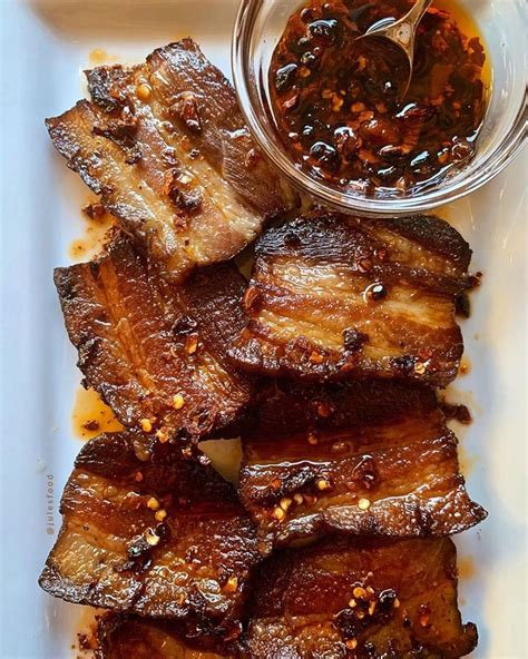 Jules On Instagram Pork Belly Chili Crisp Oil Spicy Phat