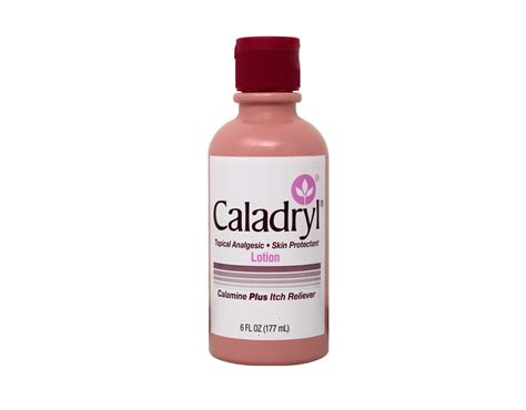 Caladryl Topical Skin Protectant Calamine Plus Itch Reliever Lotion