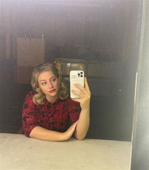 Lili Reinhart On Instagram 3 Mirror Selfies Circa 1950 Authentic And