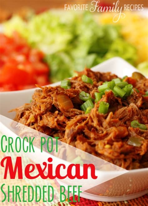 The Bestest Recipes Online Crock Pot Mexican Shredded Beef