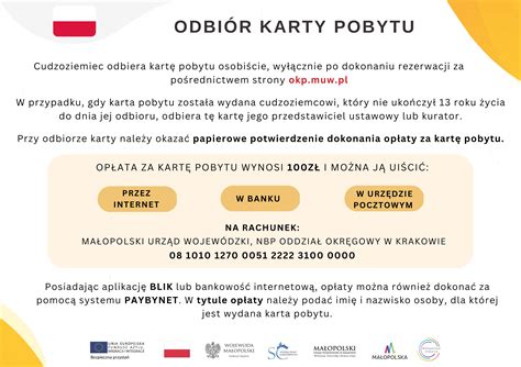 Odbi R Karty Pobytu Wa Ne Informacje Projekt Wojewody Ma Opolskiego