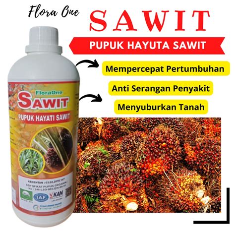 Jual Pupuk Hayati Cair Untuk Sawit Pupuk Floraone Sawit Pupuk Buah