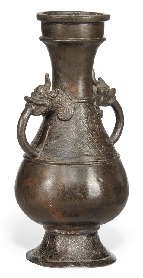 A Chinese Bronze Vase Early Ming Dynasty 1368 1644 Christies