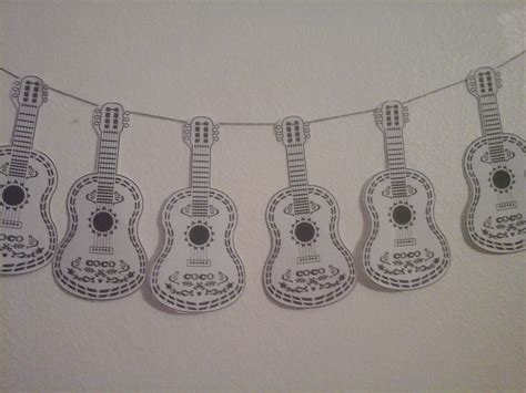 Guitar Coco Banner, Coco Party Supplies, SVG, PDF, PNG, Instant ...