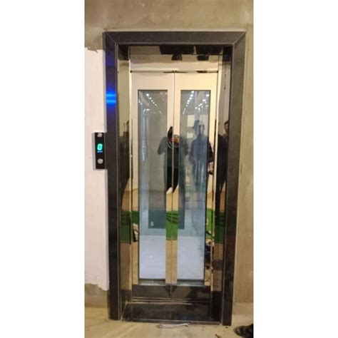 50hz 6 Persons Stainless Steel Passenger Elevators Maximum Speed 1ms