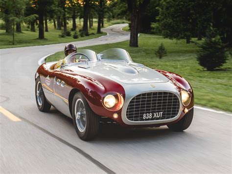 1953 Ferrari 166 MM Spider Series II By Vignale Monterey 2021 RM