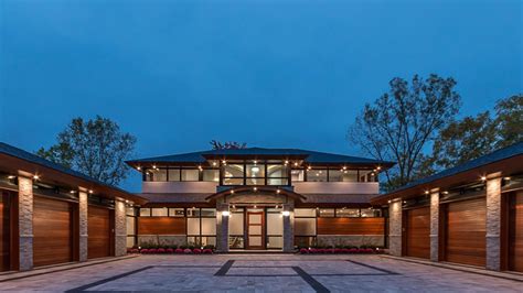 Modern Stone And Wood House