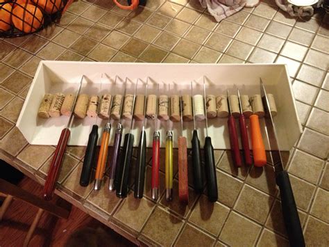 Awesome Knife Storage Got The Idea From Cooks Magazine Diy