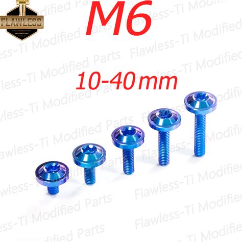 Flawlessti Gr5 Titanium Bolts Front Fender Front Rear Brake Line