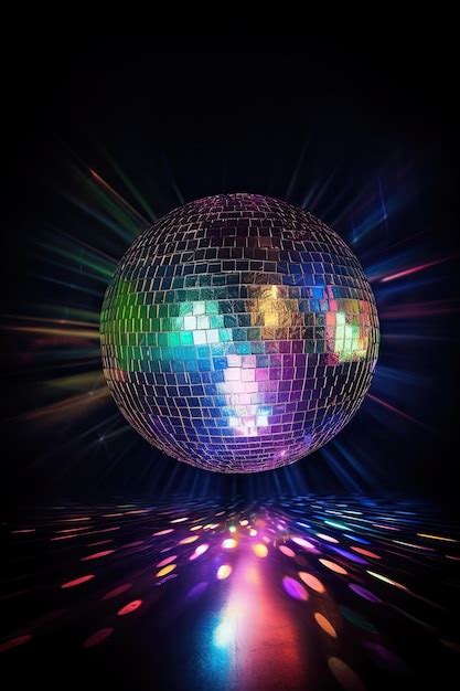 Premium Photo Vertical Image Of A Stunning Disco Ball With Fantastic