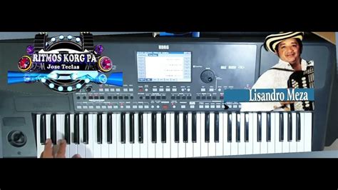 Lisandro Mesa Vuelve Cumbia Ritmo Korg Pa YouTube