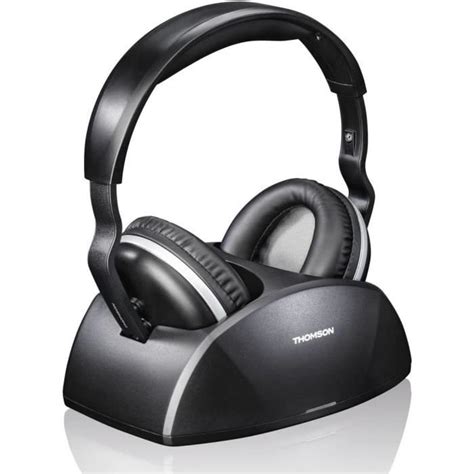 Thomson Casque TV sans Fil WHP3321BK avec Entrée Optique 8h d