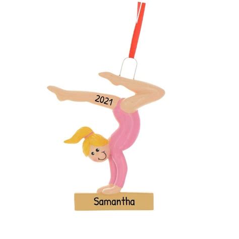 Personalized Gymnastics Ornament For Girl Ts For Etsy