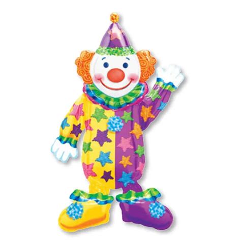 Clown Partie Ballons Gonflable H Lium Feuille De Bande Dessin E