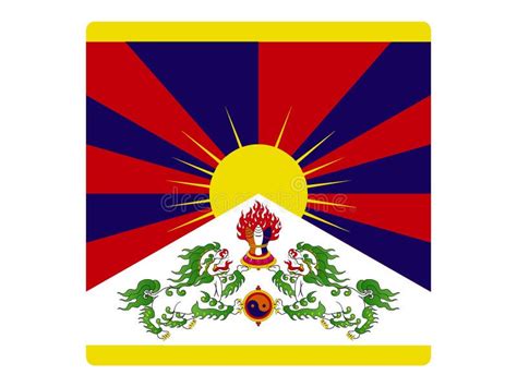 Tibet Flag Vector Stock Illustrations 392 Tibet Flag Vector Stock