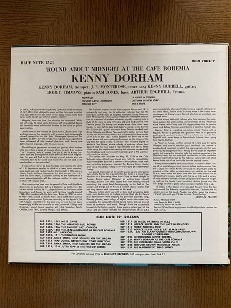 Yahoo オークション BLUE NOTE BLP 1524 KENNY DORHAM ROUND ABOUT M