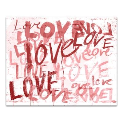 Love Graffiti Canvas Wall Art Michaels