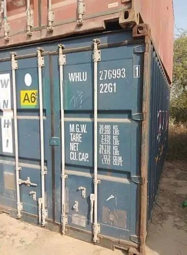 Galvanized Steel Marine Shipping Container At Rs Lakh Piece In