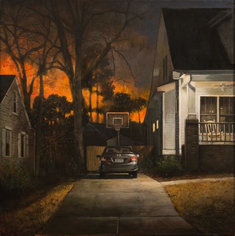 A Collection Of Eerie Oil Paintings By Alberto Ortega Night Landscape