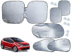 Auto Pearl 6 In 1 Car Windshield Sun Shade Rear Window Sunshade With