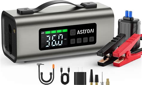 Amazon Astroai Portable Car Jump Starter With Air Compressor