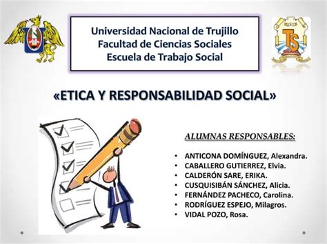 ética y responsabilidad social PPT