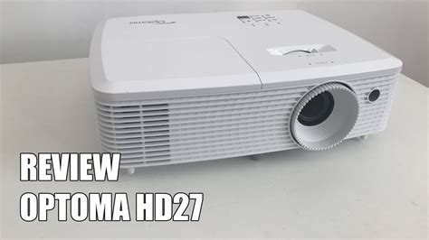 Review Optoma Hd Proyector Full Hd D Youtube