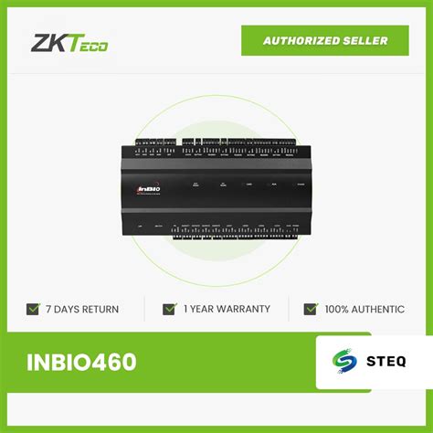 Steq Zkteco Inbio 460 Ip Based Biometric Door Access Control Panel Shopee Philippines