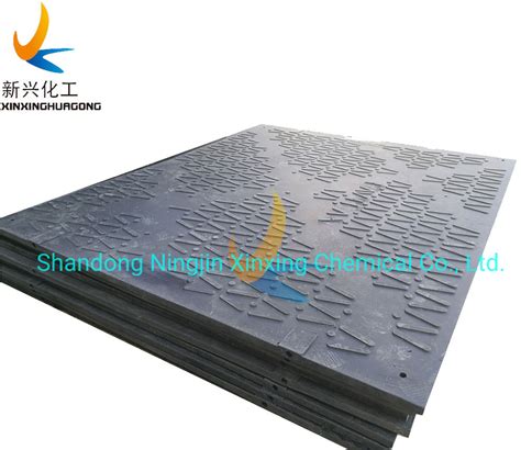 Composite PE Road Plates Ground Cover Mats Hard UHMWPE Temporary Crane