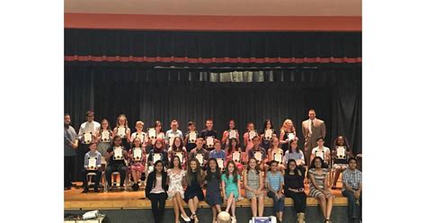 Hasbrouck Heights Middle School Inducts New Beta Club Members