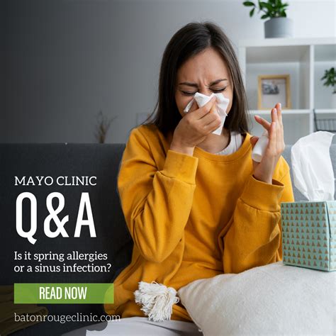 Mayo Clinic Q And A Is It Allergies Or A Sinus Infection Baton