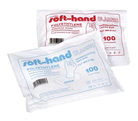 Soft Hand Poly Classic Pe Handschuhe Er Pack Ks Medizintechnik