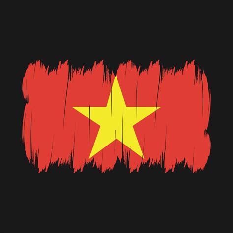 Vietnam Flag Brush 17347517 Vector Art At Vecteezy