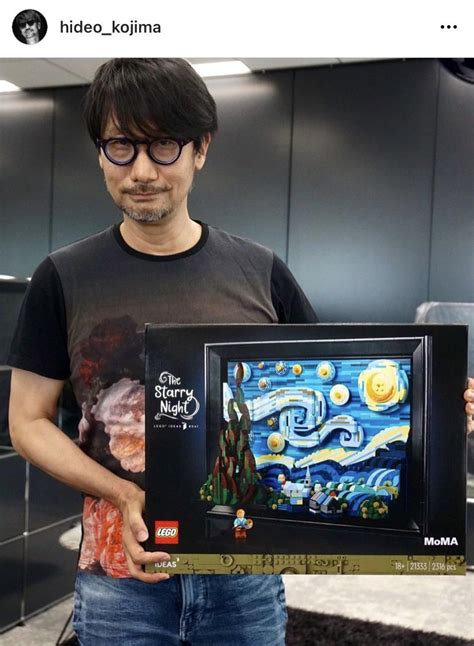 Hideo Kojima (Metal Gear Solid/Death Stranding) received his Starry Night set! : lego