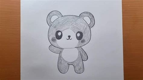 COMO DESENHAR UM URSO KAWAII FÁCIL desenhe facilmente um ursinho de