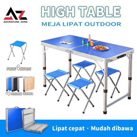 Jual AZ Meja Lipat Koper Hpl Meja Serbaguna Meja Lipat Portable Meja