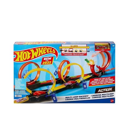 Pista Hot Wheels Looping Carrinho Action Multi Loop Race Off Loja