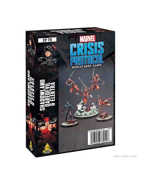 Marvel Crisis Protocol Shadowland Daredevil Elektra Figurspel