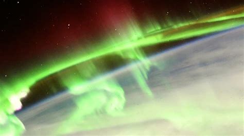 Astronauta Da Esa Registra Imagem Da Aurora Boreal A Bordo Da Iss